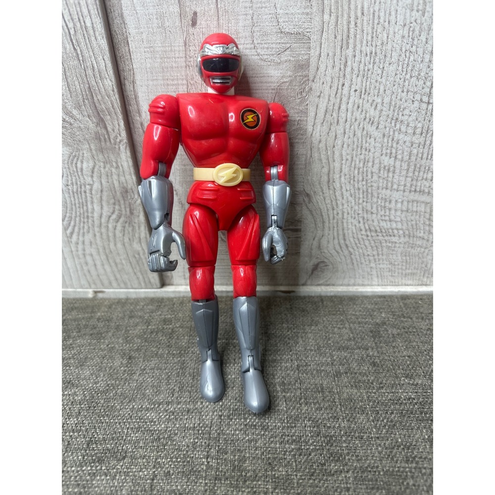 Vintage Trendmasters Red Action Figure Power Bot 8 Inch 1990s